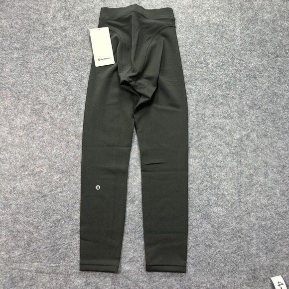 New Lululemon Leggings Size 0 Wunder Train HR Tight 25" Aerobic Twill GGRE Grey - Picture 5 of 9